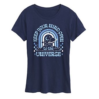 Women's Mind Open Universe Graphic Tee