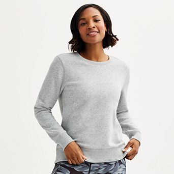 Petite Tek Gear® Ultrasoft Fleece Crewneck Pullover