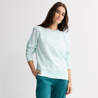 Petite Tek Gear® Ultrasoft Fleece Crewneck Pullover