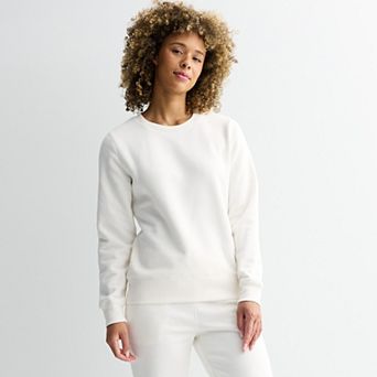 Petite Tek Gear® Ultrasoft Fleece Crewneck Pullover