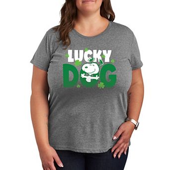 Plus Peanuts Snoopy Lucky Dog Graphic Tee