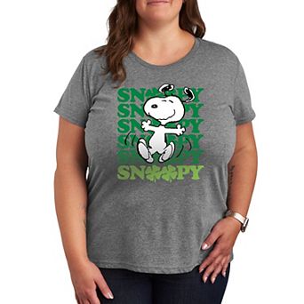 Plus Peanuts Snoopy Clover Dance Graphic Tee