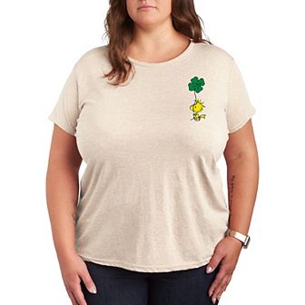 Plus Peanuts Woodstock Clover Graphic Tee
