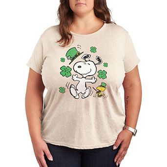 Plus Peanuts Snoopy St. Patrick's Day Graphic Tee