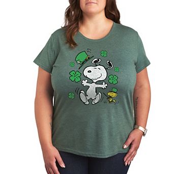Plus Peanuts Snoopy St. Patrick's Day Graphic Tee