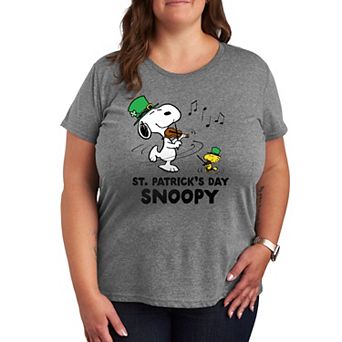 Plus Peanuts St. Patrick's Day Snoopy Graphic Tee