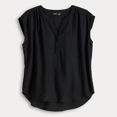 Simply Vera Verawang ノースリーブ トップス Women's Simply Vera Vera Wang Dolman Popover Top