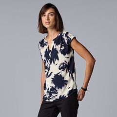Women's Simply Vera Vera Wang V-Neck Top