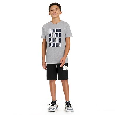 Boys 8-20 PUMA Logo Lab Jersey Graphic Tee