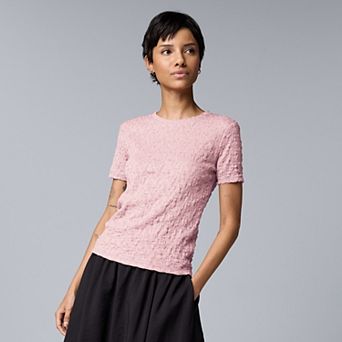 Women's Simply Vera Vera Wang Textured Tee