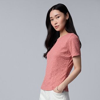 Women's Simply Vera Vera Wang Textured Tee