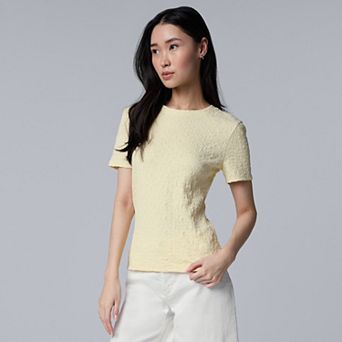 Women's Simply Vera Vera Wang Textured Tee
