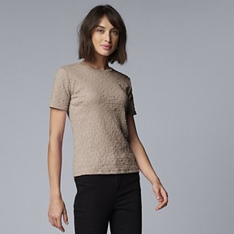 Women's Simply Vera Vera Wang Textured Tee