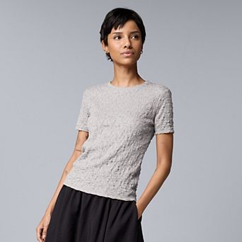 Women's Simply Vera Vera Wang Textured Tee