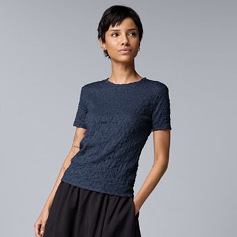 Women's Simply Vera Vera Wang Textured Tee