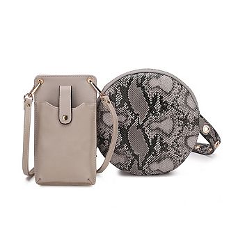 Mkf Collection Hailey Smartphone Convertible Crossbody Bag (2 pc Set) By Mia K