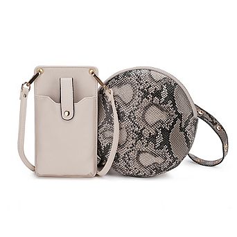 Mkf Collection Hailey Smartphone Convertible Crossbody Bag (2 pc Set) By Mia K