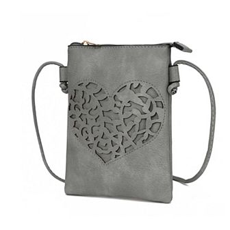 MKF Collection Heartly Women's Crossbody Bag by Mia K