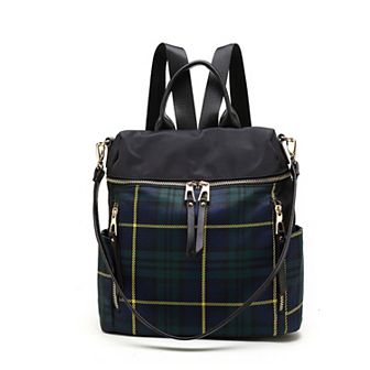 Mkf Collection Nishi Plaid Backpack By Mia K