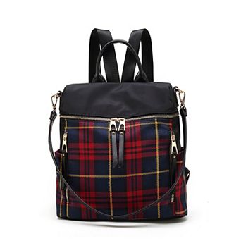 Mkf Collection Nishi Plaid Backpack By Mia K