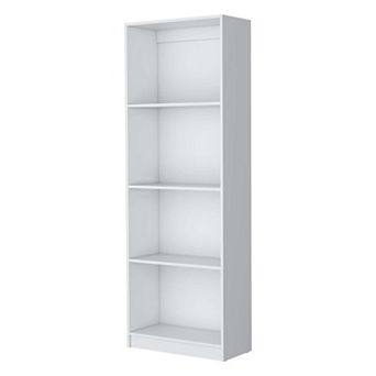 Sutton Bookcase With Tier Storage Shelves