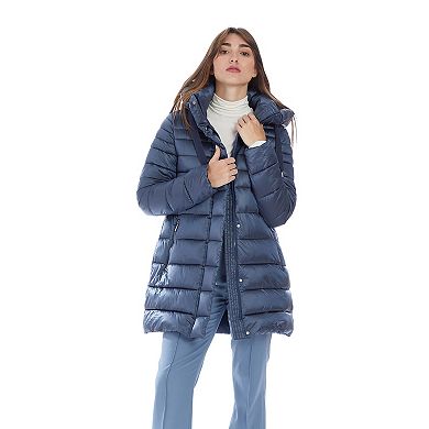 Women's Nine West Lightweight Puffer Jacket