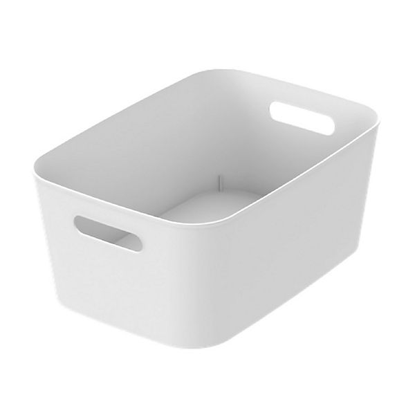 STARPLAST Large Classic Storage Bin - White