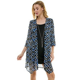 Women's Luxology 2 pc Mesh Jacket & Dress Set