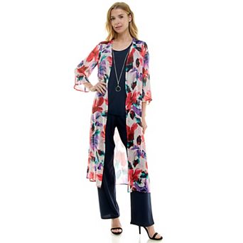 Women's Luxology 2fer Duster Pant Set