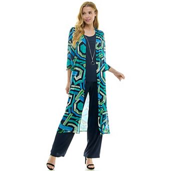 Women's Luxology 2fer Duster Pant Set