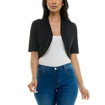 Women's Nina Leonard Pointelle Bolero