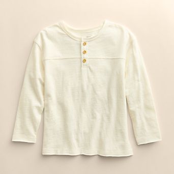 Kids 4-12 Little Co. by Lauren Conrad Organic Long Sleeve Henley Tee