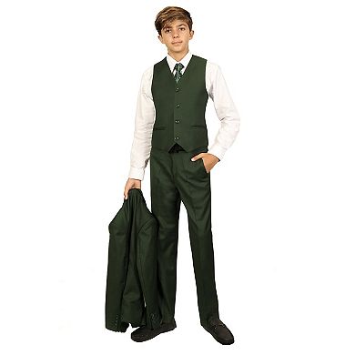Gioberti Boy's 6-piece Suit Set Includes Shirt And Accessories
