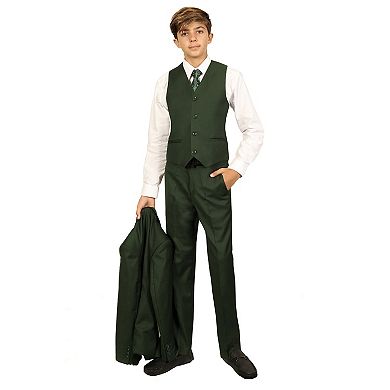 Gioberti Boys 6-piece Suit Set Includes Shirt And Accessories