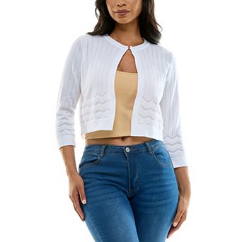 Women's Nina Leonard Pointelle Bolero