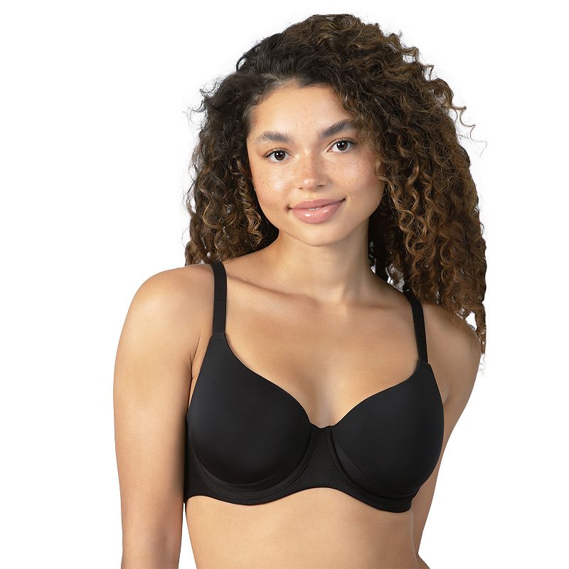 Paramour by Felina Versafit Breathable T-Shirt Bra 235176, Women's, Size: 42 G, Black