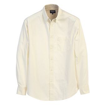Gioberti Men's 100% Cotton Twill Oxford Shirt With Contrast