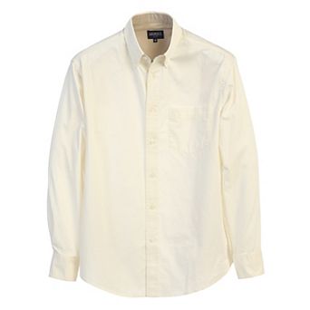 Gioberti Men's 100% Cotton Twill Oxford Shirt With Contrast
