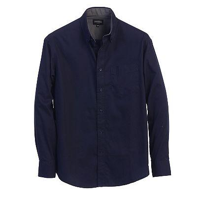 Gioberti Men s 100 Cotton Twill Oxford Shirt With Contrast