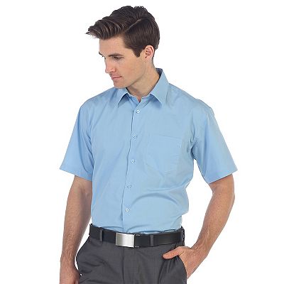 gioberti men's short sleeve solid dress shirt Gioberti Mens Casual Western Solid Short Sleeve Shirt With Pearl Snaps