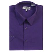 purple mens dress shirt big and tall Big & TALL All-over Stretch L/S Striped Button-down Dress Shirt - Izod Sportswear