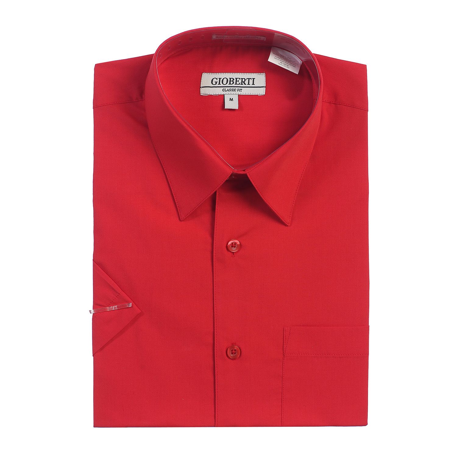 gioberti dress shirts Gioberti Mens Casual Western Solid Short Sleeve Shirt With Pearl Snaps