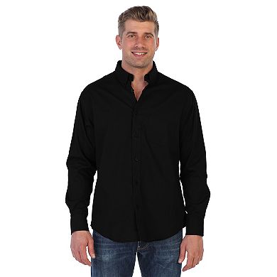 Gioberti Men's 100% Cotton Long Sleeve Casual Twill Oxford Shirt