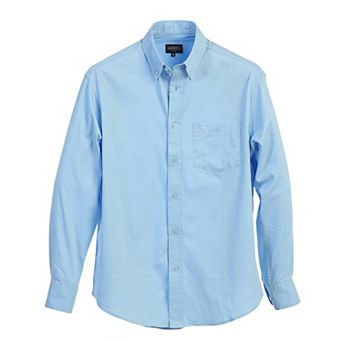 Gioberti Men's 100% Cotton Long Sleeve Casual Twill Oxford Shirt