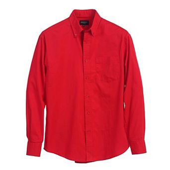 Gioberti Men's 100% Cotton Long Sleeve Casual Twill Oxford Shirt
