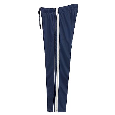 Gioberti Men's Track Running Sport Athletic Pants, Elastic Waist, Zip Bottom