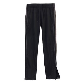 Gioberti Men's Track Running Sport Athletic Pants, Elastic Waist, Zip Bottom