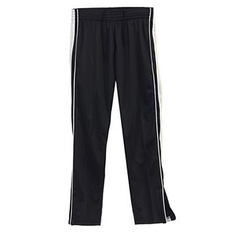 Gioberti Men's Track Running Sport Athletic Pants, Elastic Waist, Zip Bottom