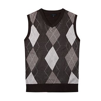 Gioberti Men's Super Soft Diamond Knitted Sleeveless Vest
