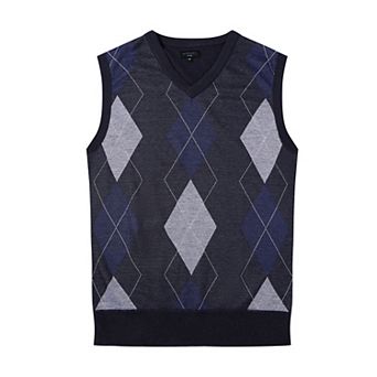 Gioberti Men's Super Soft Diamond Knitted Sleeveless Vest